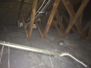 An Attic After It Has Been Insulated