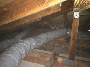Freshly Insulated Attic Space